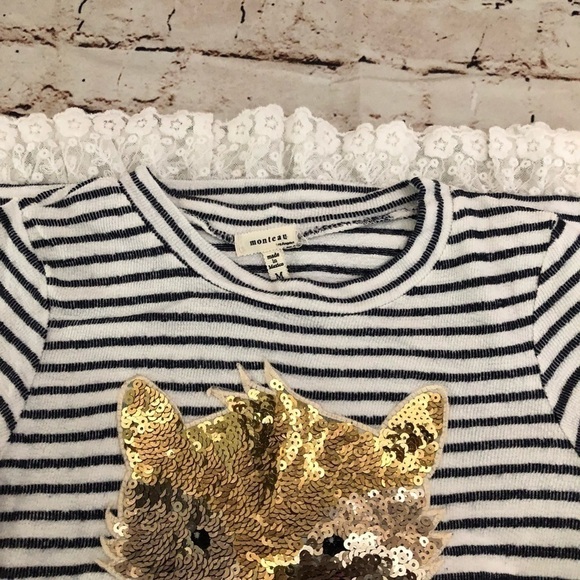 𝅺monteau big girls stripe Top - Picture 2 of 4